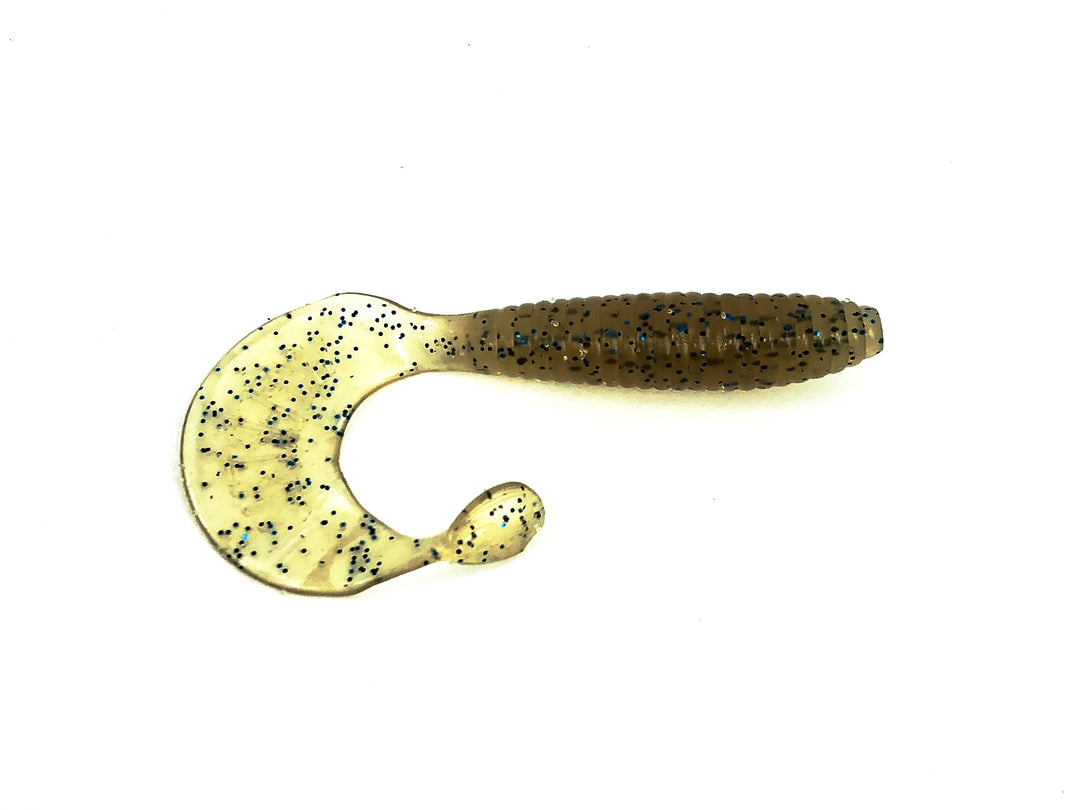 Get Bit Baits X Viper Hyper Tail 4", Amber Blue Color - 5 Pack