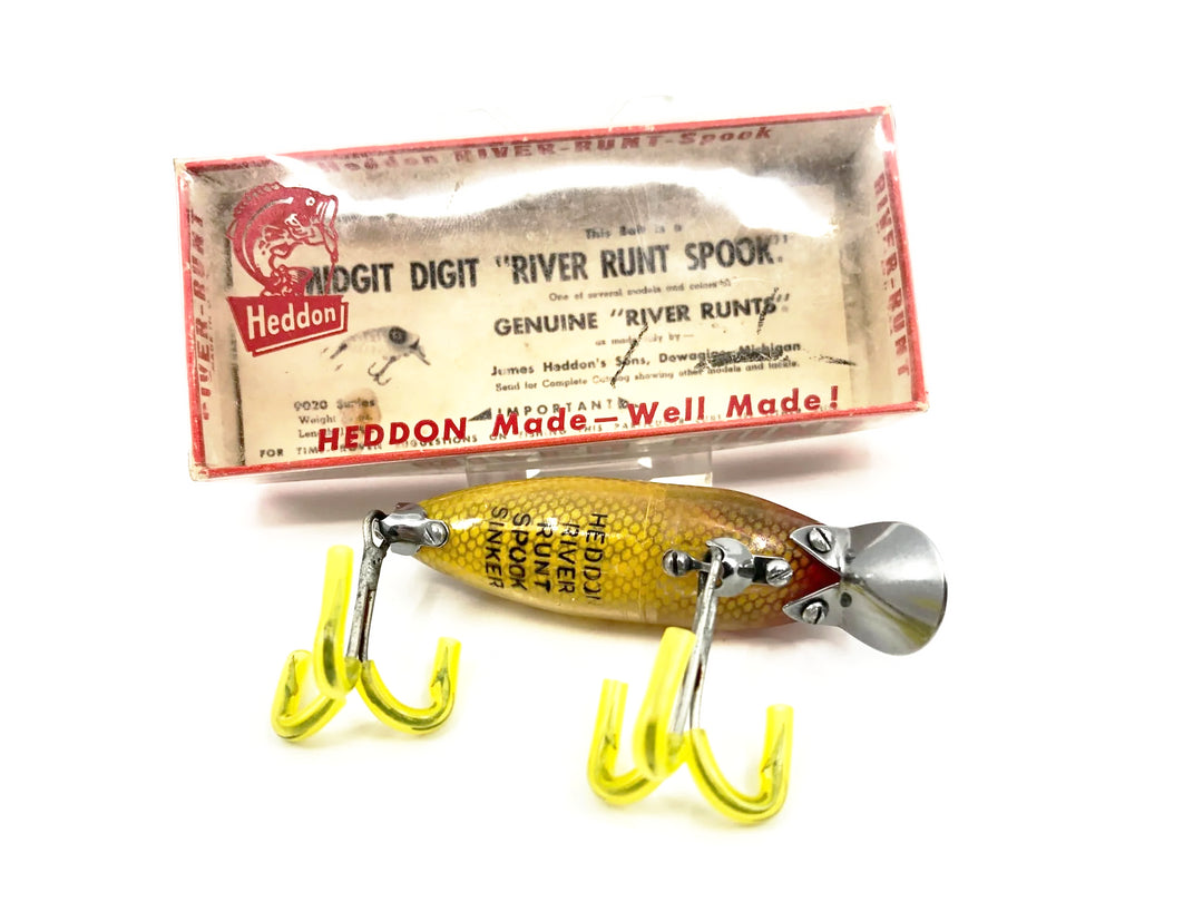 Heddon River Runt Spook Sinker Perch Color with Incorrect Box