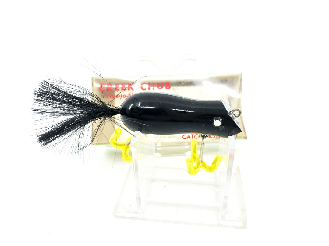 Creek Chub Vintage 6380 B Mouse in Black Color with Box