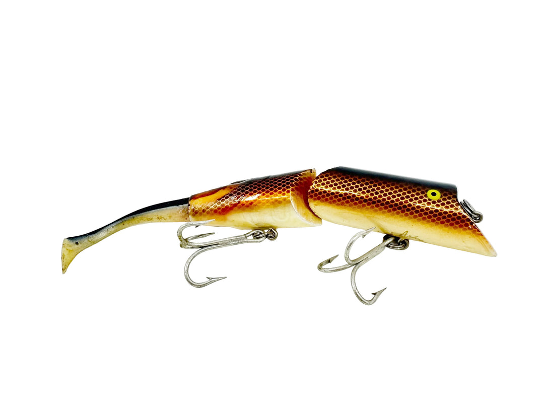 Fred Arbogast A.C Plug Wag Tail, Brown Scale Color