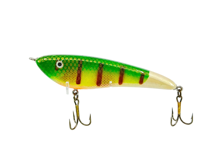 Crazy Ghost Musky Glide Bait, Perch Color