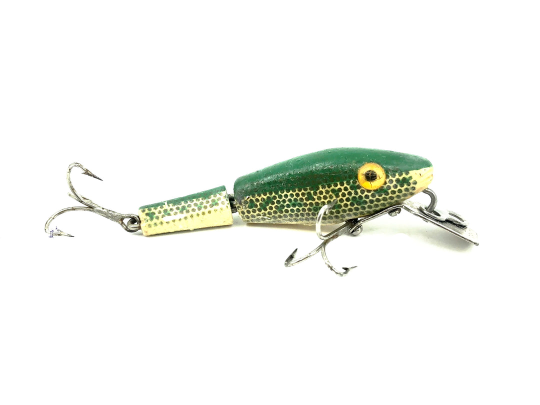 L & S Panfish Sinker, White Belly/Green Back & Speckles Color