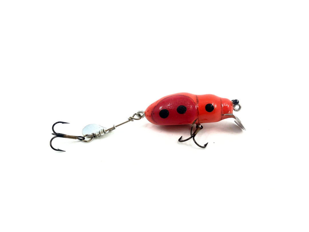 Contemporary Fly Rod Creek Chub Beetle, Made By Gary Bowles, Orange Beetle Color