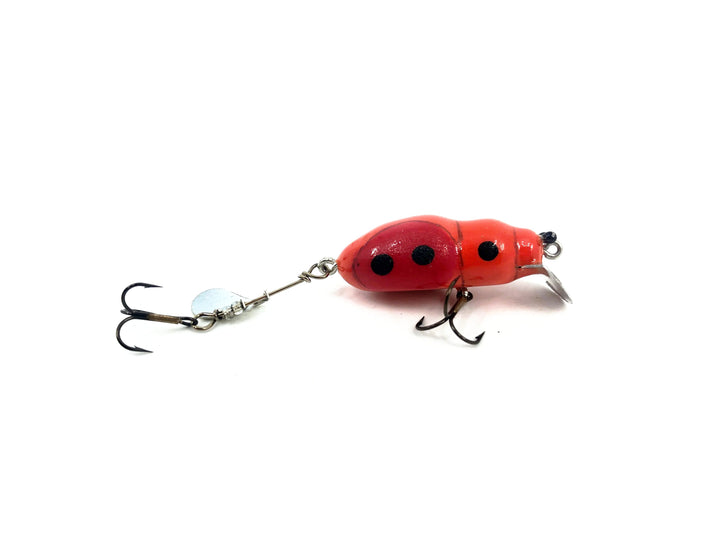 Contemporary Fly Rod Creek Chub Beetle, Made By Gary Bowles, Orange Beetle Color
