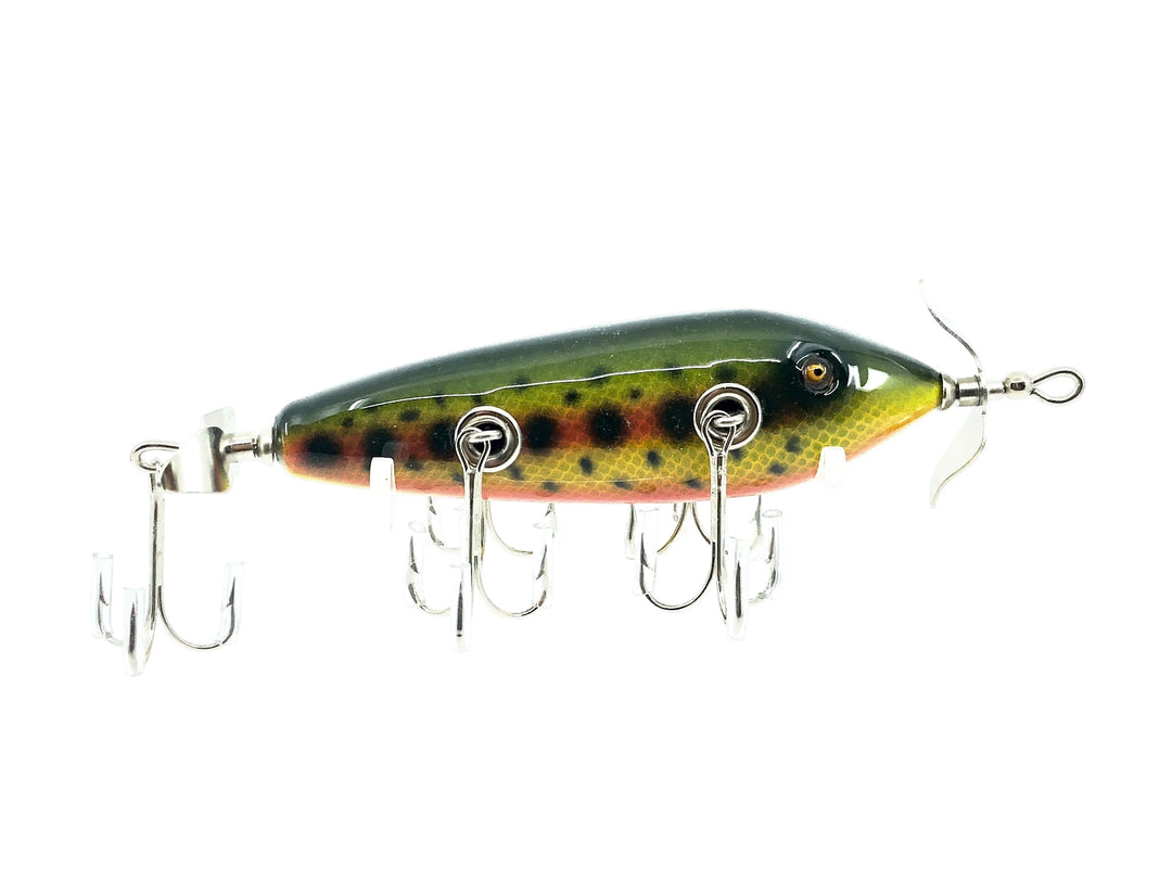 Musky Dan (XXX Lures) 5 Hook Minnow (150), Rainbow or Brook Trout w/COA
