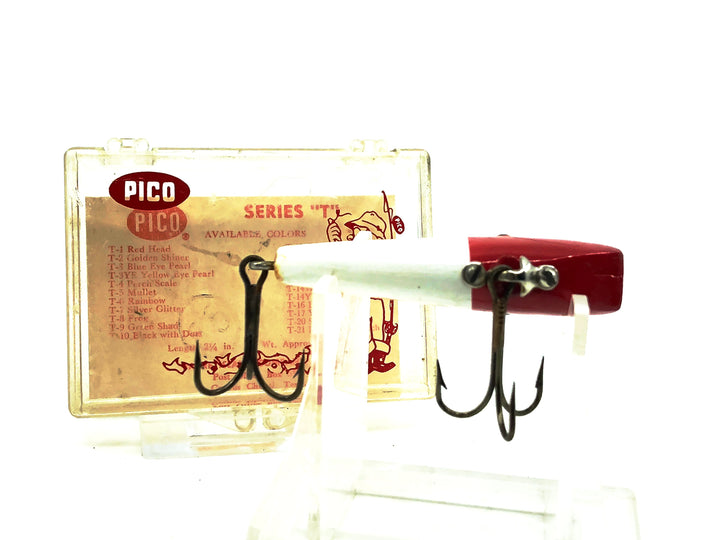 PICO Perch, White/Red Color with Box