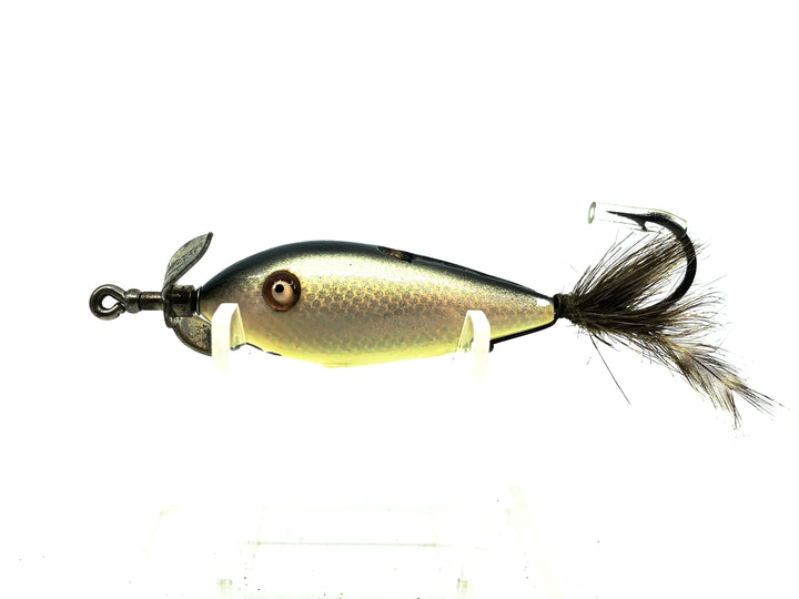 Repainted Heddon Walton Feather Tail 40, Shiner Scale Repaint Color