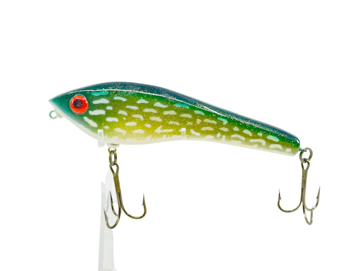 Musky Glide Bait, Hot Pike Color