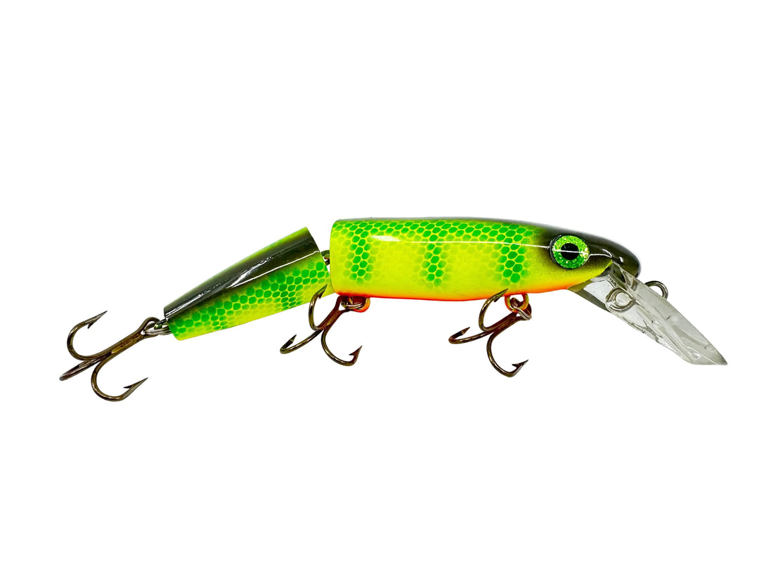Joe Bucher Tackle Co. Buchertail Jointed Depth Raider 8", Miller Perch Color