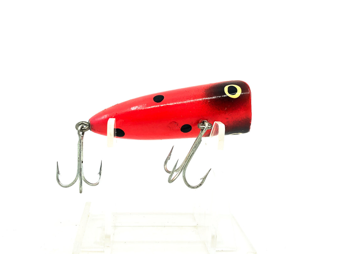 Eppinger Dardevle Osprey Bass Plug, Fluorescent Orange/Black Spots Color