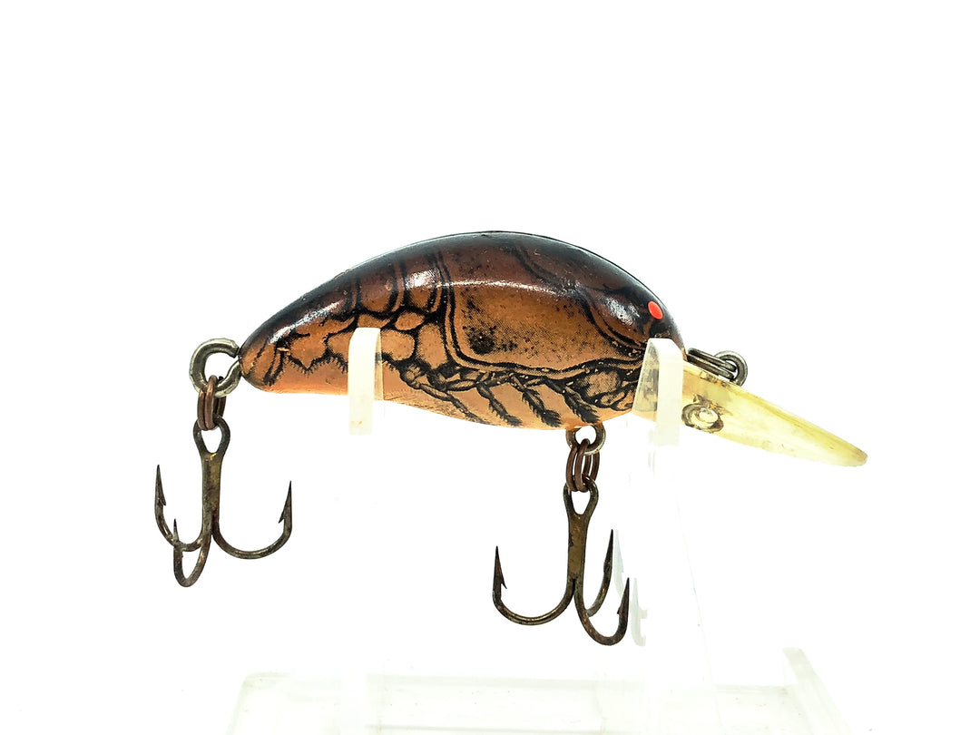 Bomber Model A 5A, XC4 Dark Brown Craw Orange Belly Color Screwtail Model