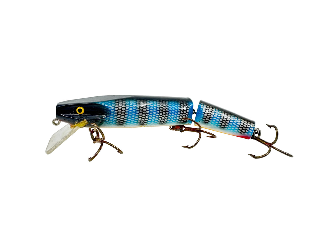 Wiley Jointed Musky Killer 6", Blue Scale/Black Ribs Color