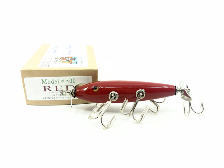 Sugar Creek Minnow 5-hook Model 500, Red Color w/Box - Early 2001