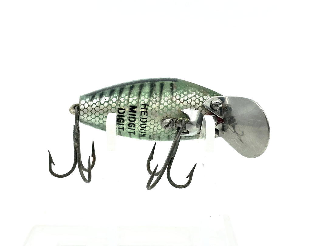 Heddon Midgit Digit River Runt Spook 9020, XRG Green Shore Color