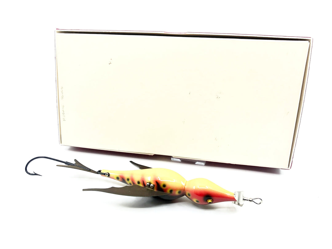 Macatawa Bait Co. Musky Bird, Spotted/Brown/Orange/Red w/Box