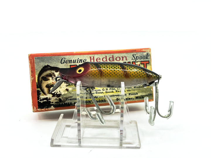 Heddon Floating River Runt 9400, L Perch Color with Box/Catalog