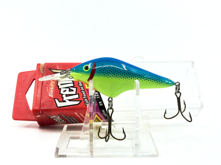 Berkley Frenzy Medium Diver, Blue Chartreuse Color