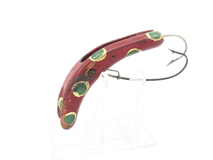 Ideal Weeder Spring Loaded Lure, Red/Green Spots