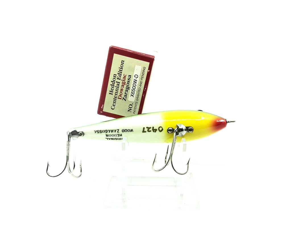 Heddon Centennial Edition Wood Zaragossa New in Box NO. X6500W-D - Green Scale Numbered