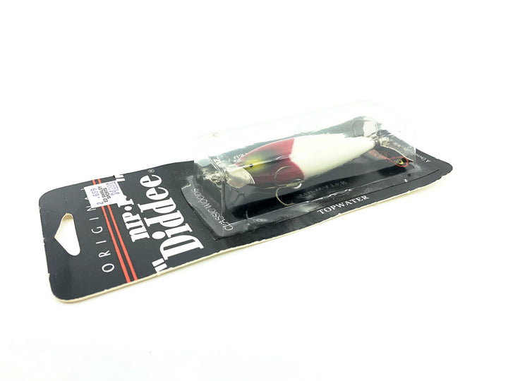 Luhr-Jensen South Bend NIP-I-DIDDEE, #06 White/Red Head Color on Card