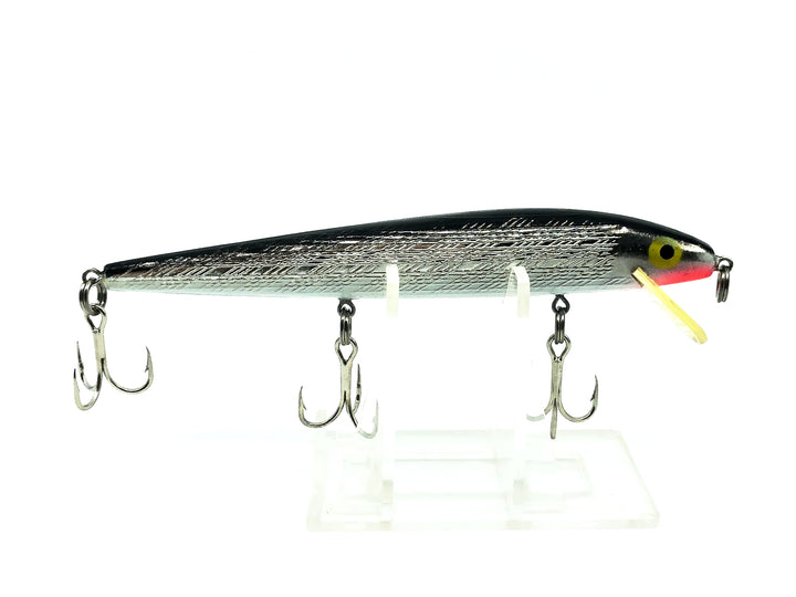 Rebel Floating Minnow F20, #01 Silver/Black Back Color