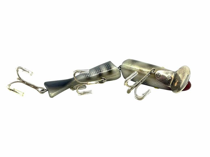 Radtke Pike Minnow, Silver/Black Back & Ribs Color