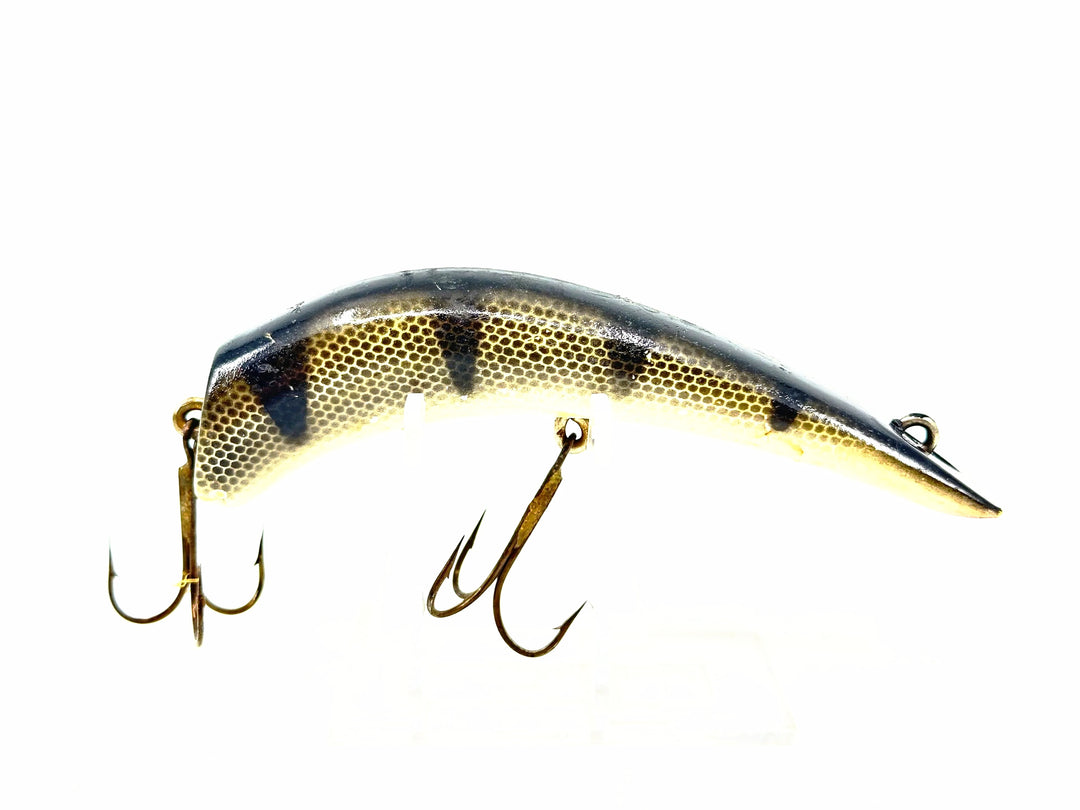 Kautzky Plastic Lazy Ike Muskie Ike, BLS Black Scale Color