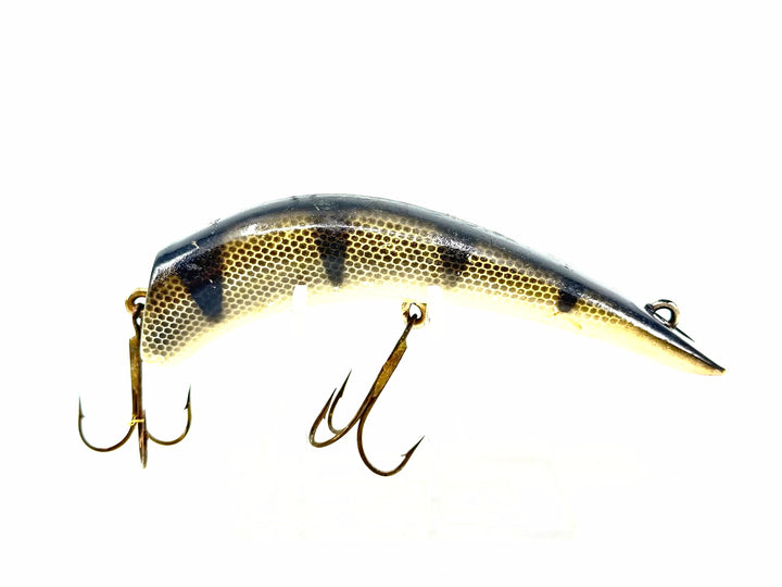 Kautzky Plastic Lazy Ike Muskie Ike, BLS Black Scale Color