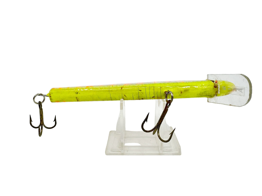 Nica Muskie Lure, Fluorescent Orange/Chartreuse Color