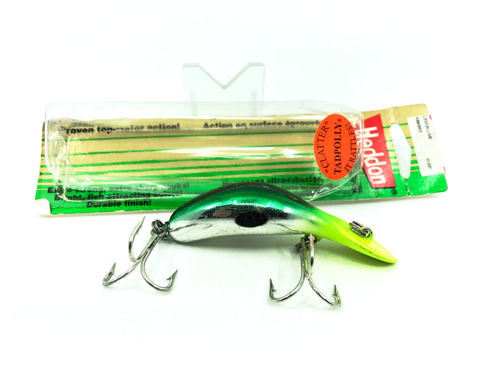 Heddon Magnum Clattertad 9906, #53 Lemon Lime Color on Card