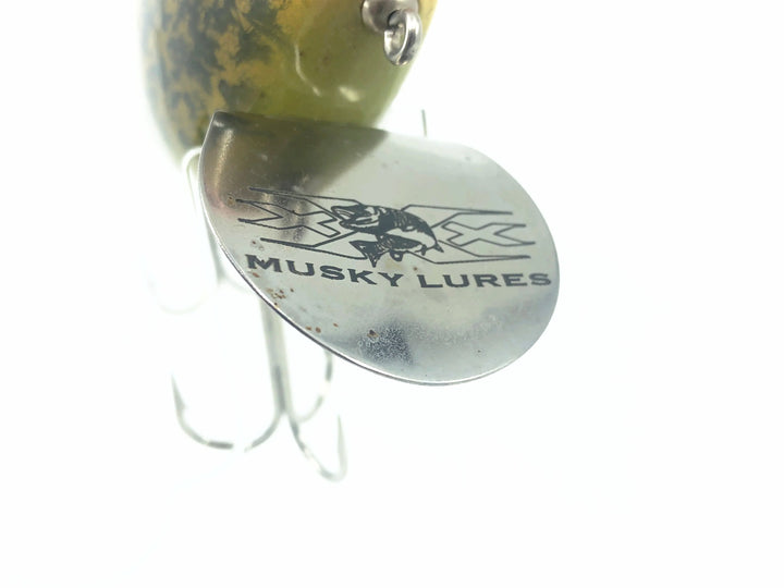 Musky Dan (XXX Lures) Giant Punkinseed 4 1/2", Speckled Frog&nbsp;Color