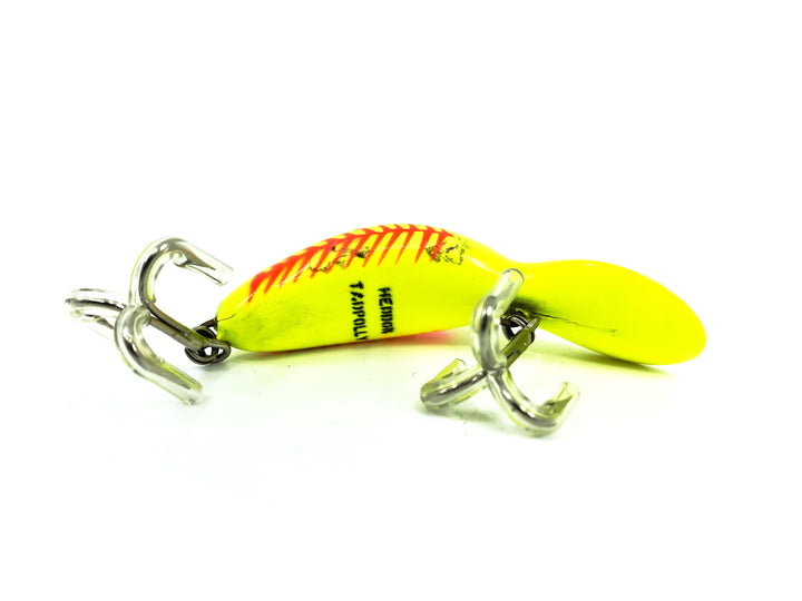 Heddon Tadpolly, YFO Yellow Fluorescent Red Ribs/Black Back Color