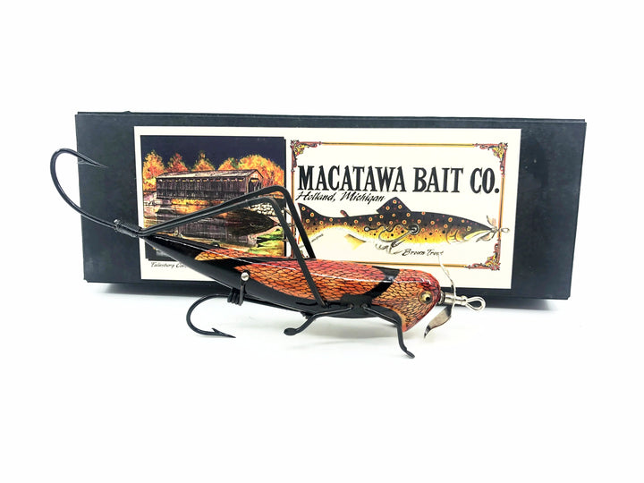 Macatawa Bait Co. Large Grasshopper Lure w/ Signed Box - Muskie Hopper, 1 of 1, 2021