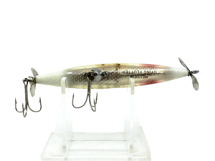 Heddon Dying Flutter, XRW White Shore Color