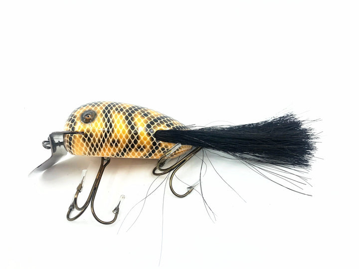 Musky Dan (XXX Lures) Giant Dingbat, Gold & Black Scales w/COA