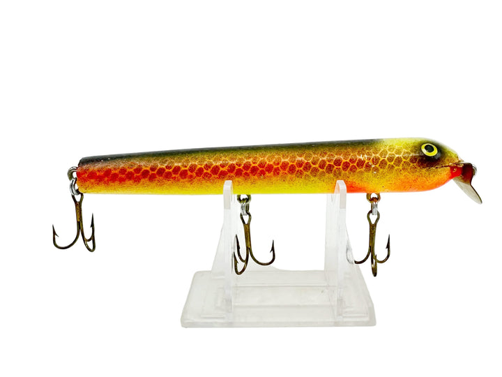 Smity Bait 5 1/4", Chartreuse/Orange/Green Scale Color