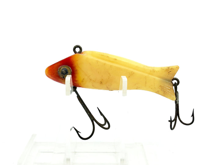 Speed-Cast Fishing Tackle Mfgrs Tru-Lur, White/Red Head Color