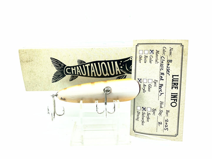 Chautauqua Basser, Classic Red Perch Color
