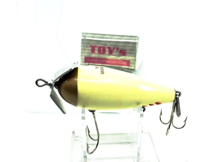 Toy's by Frog Mouse-Bait Lure, Gold Head/White Color with Box