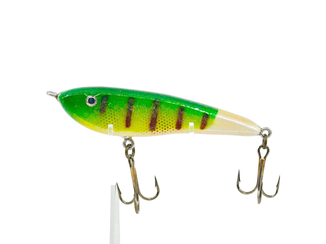 Gray Ghost Jr. Musky Glide Bait, Perch Color