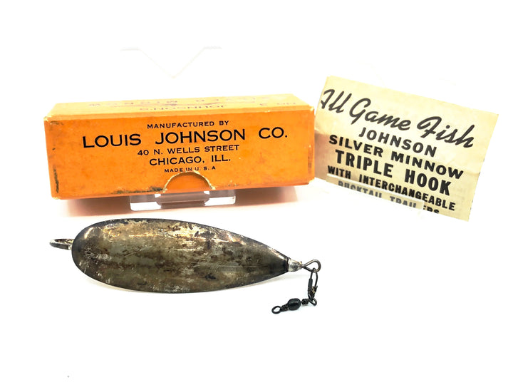 Johnson Silver Minnow No.3, Silver Color in Box