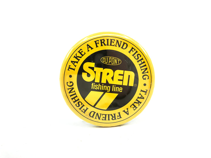Dupont Stren Fishing Line, Take a Friend Fishing Button / Pin