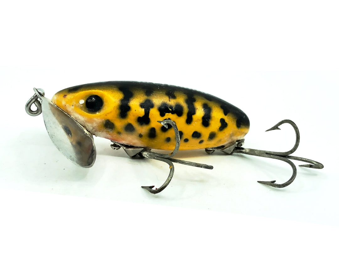 Arbogast Jitterbug 5/8oz, Yellow Coachdog Color