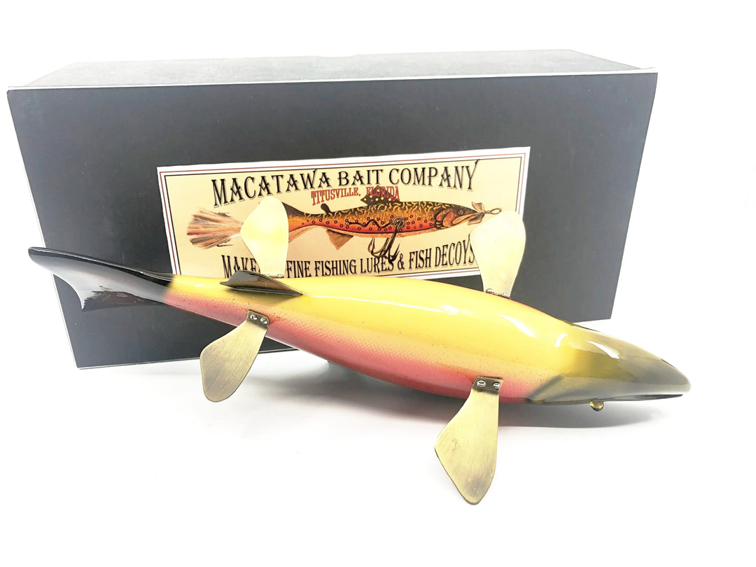 Macatawa Bait Co. Special Order Sockeye Salmon Decoy w/Box - 1 of 1, Signed
