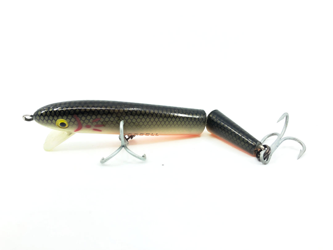 Cotton Cordell Jointed Red Fin Series CJ8, #46 Arkansas Shiner Color