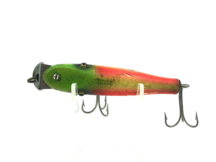 Vintage Creek Chub Baby Pikie 900, #31 Pikie Rainbow Fire Color