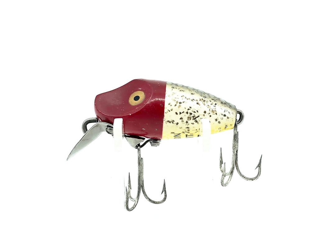 Heddon Midgit Digit River Runt Spook 9020, RHF Red Head/Flitter Color