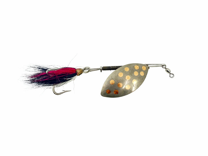 Herter's Musky Killer Spinner, Black & Purple Bucktail Color