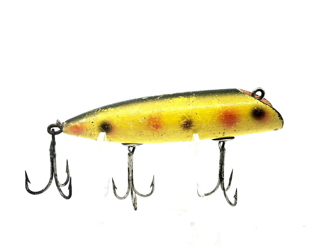 South Bend Bass-Oreno #973, Y Yellow/Spots Color-Early