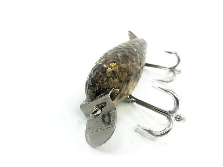 Musky Dan (XXX Lures) Wiggler, Real Rattlesnake Skin Finish w/COA